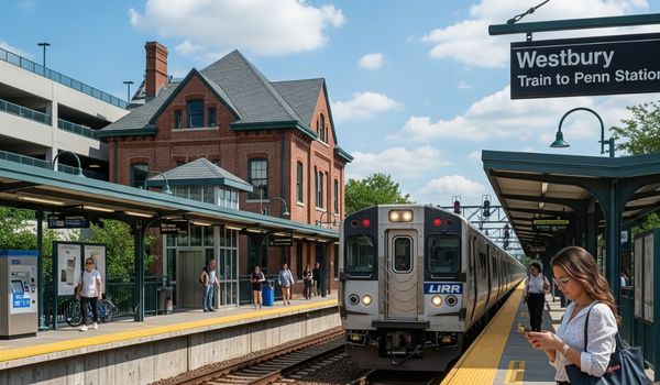 Parking at Westbury LIRR Station